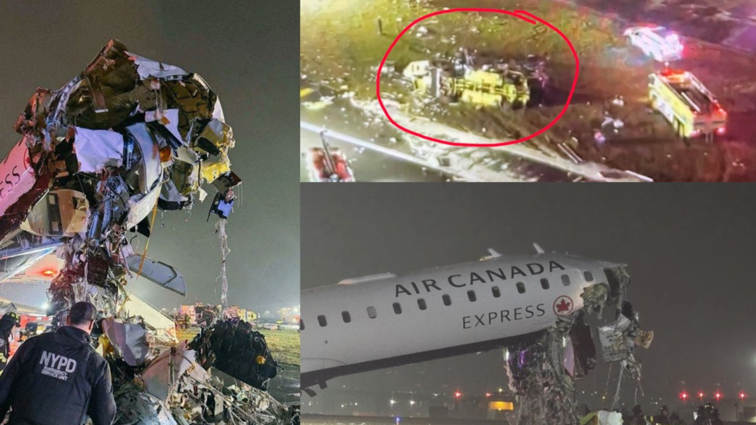 TRAGÉDIA EM NY: Avião da Air Canada Colide em LaGuardia!