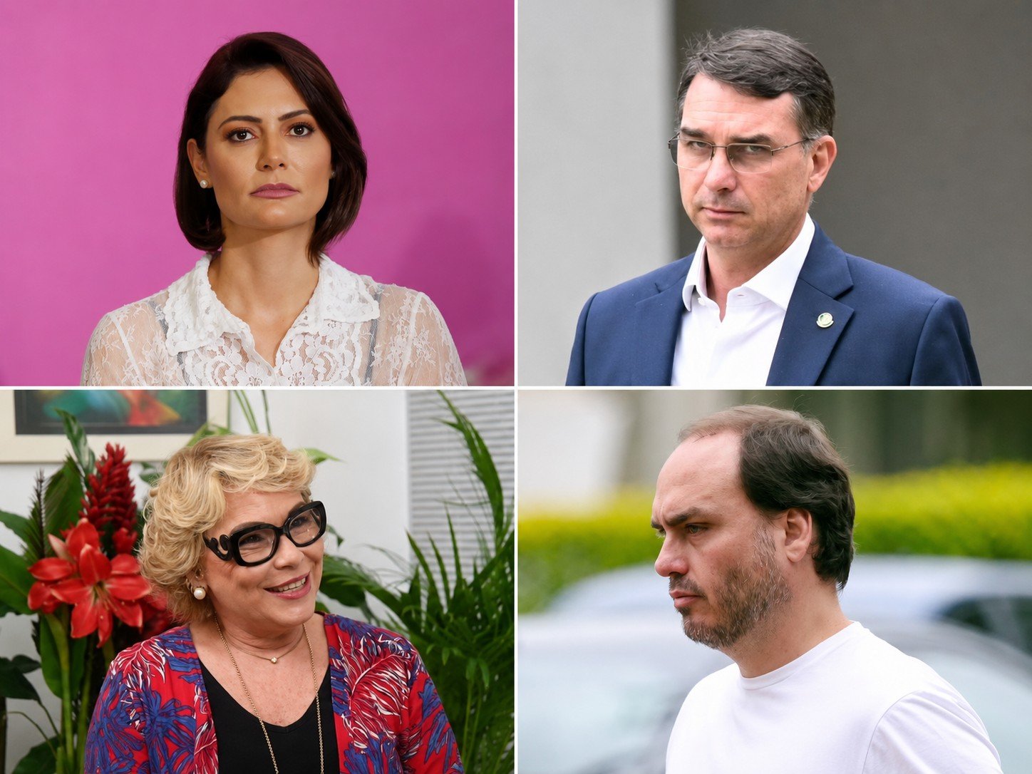Conflito entre Michelle e Flávio Bolsonaro reacende lembrança de disputa de Carlos contra a mãe Rogéria em 2000 - Imagem do artigo