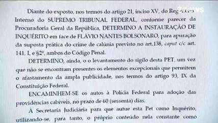 PF aponta calúnia de Flávio Bolsonaro contra Lula em relatório enviado ao STF - Imagem do artigo original