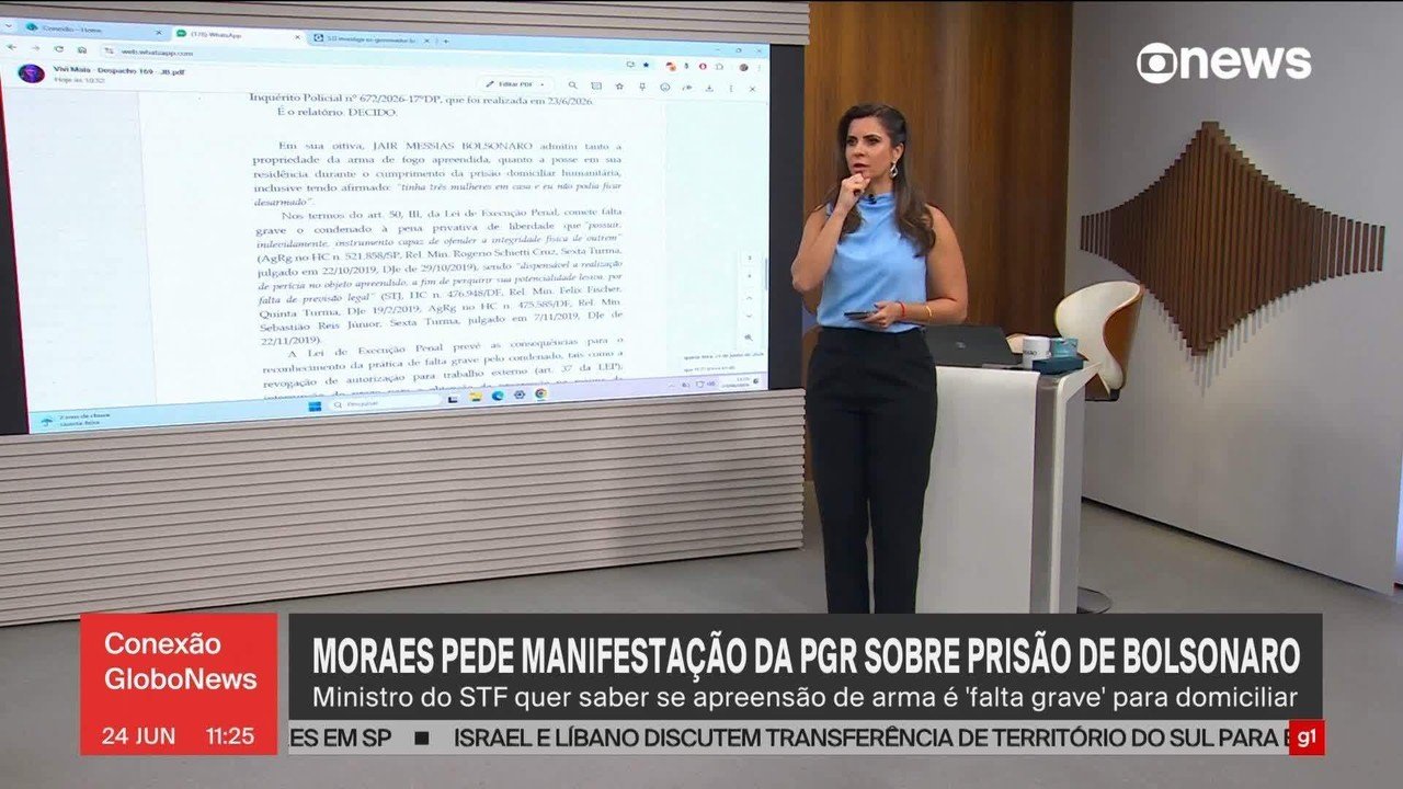 Moraes avalia nesta semana se mantém prisão domiciliar de Jair Bolsonaro - Imagem do artigo