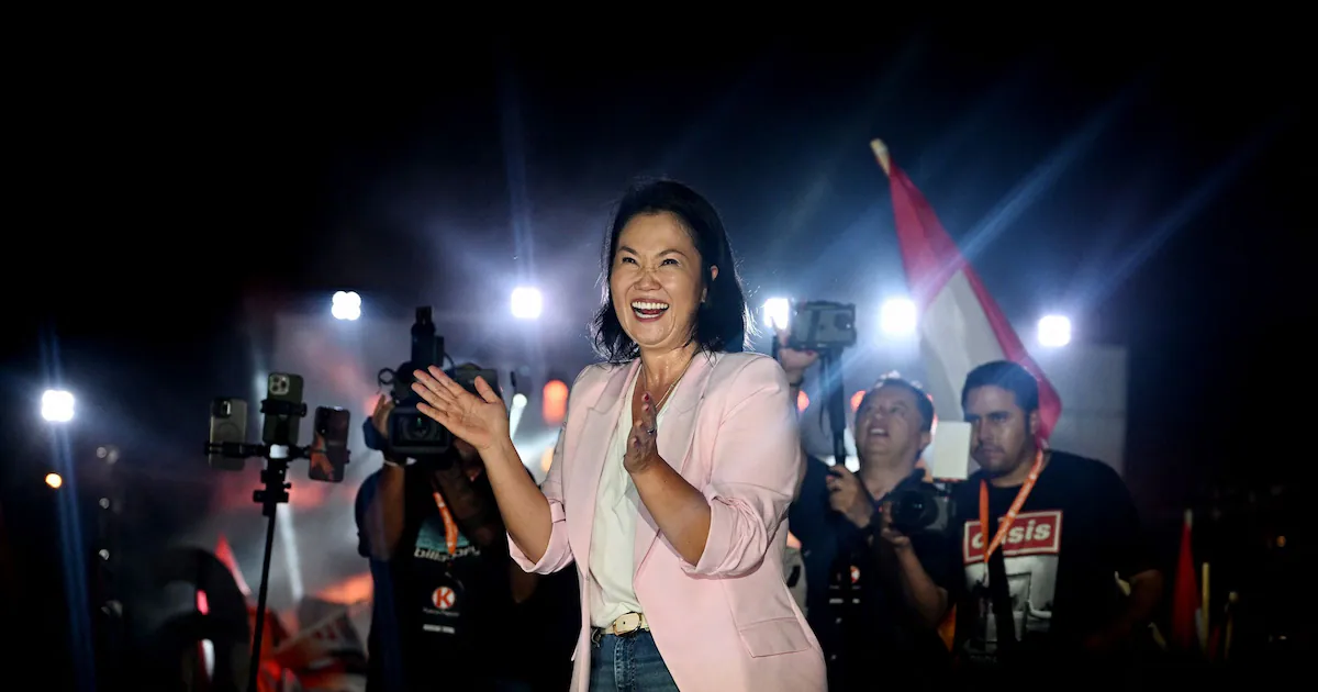 Keiko Fujimori obtém 50,13% dos votos e aguarda proclamação oficial da eleição no Peru - Imagem do artigo
