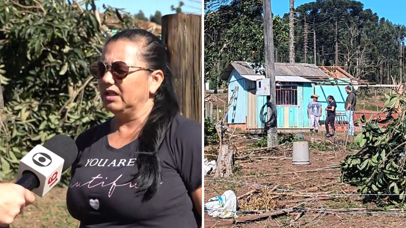Tornado F2 alcança 200 km/h e destrói casas na área rural de Reserva, no Paraná - Imagem do artigo