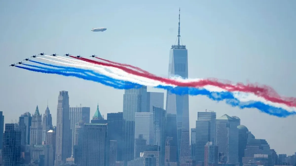Estados Unidos marcam 250 anos de independência com shows aéreos, forte esquema de segurança e calor recorde - Imagem do artigo