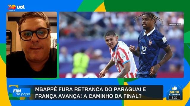 Comentaristas do “Fim de Papo” veem França a um passo da final após vitória sobre o Paraguai - Imagem do artigo