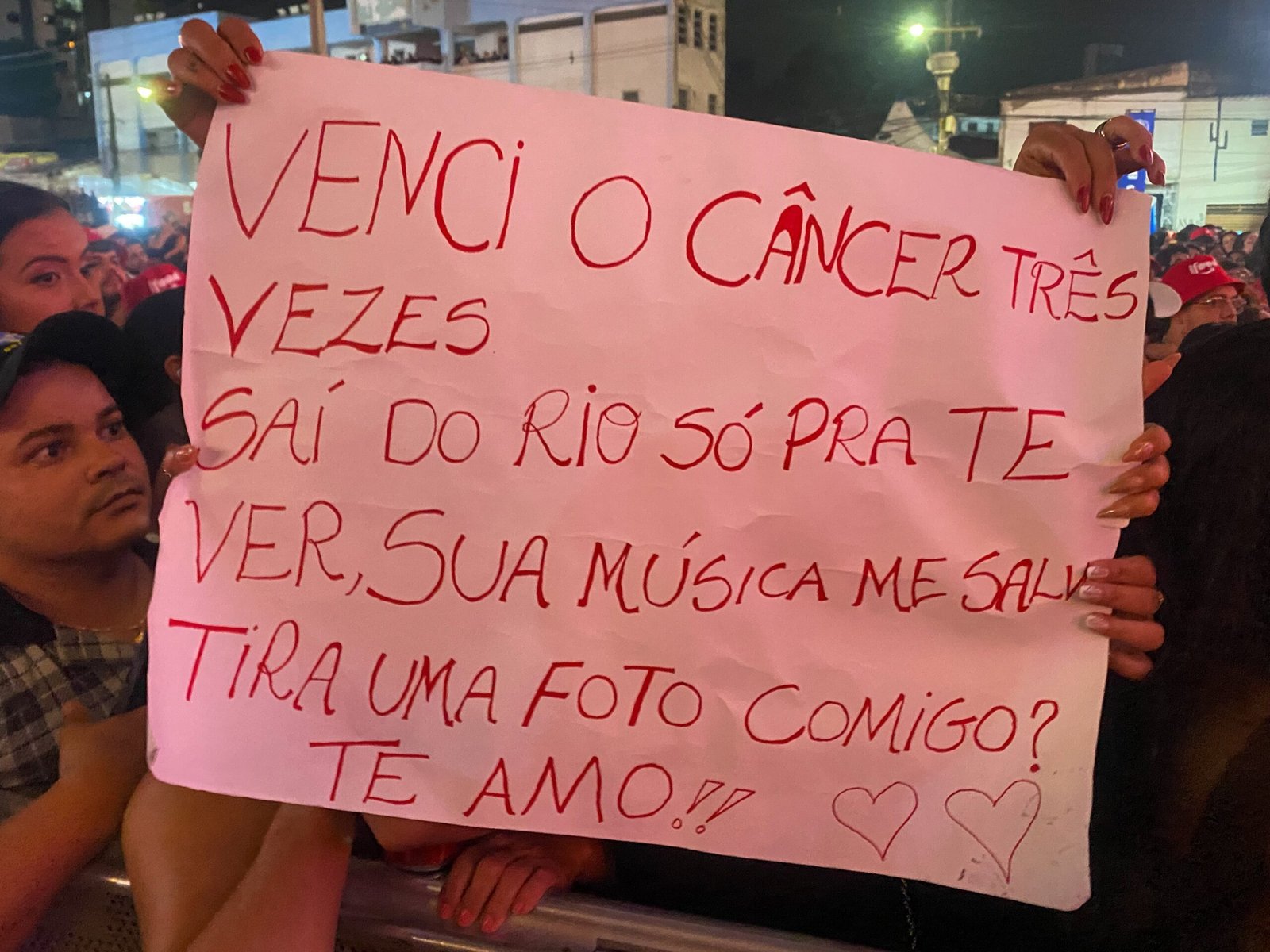 Fã que superou câncer três vezes viaja do Rio para assistir a Pablo no encerramento do São João de Campina Grande - Imagem do artigo