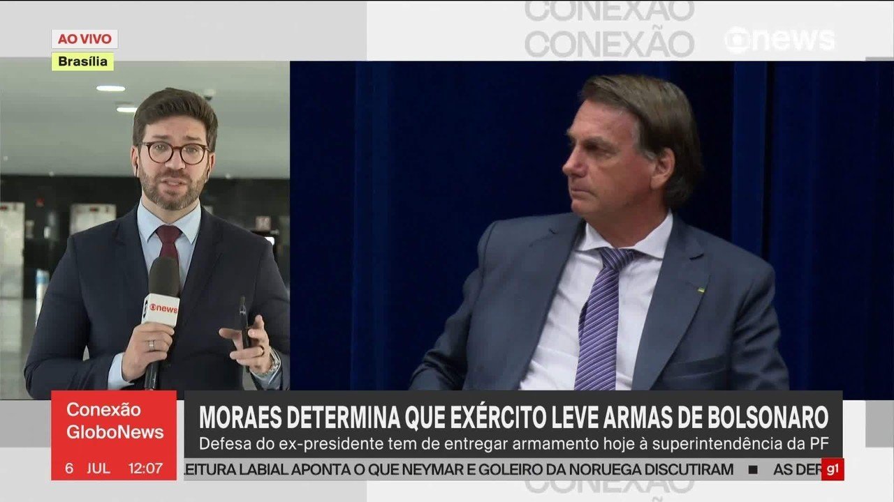 Moraes dá 48 horas para Exército repassar oito armas de Bolsonaro à Polícia Federal - Imagem do artigo