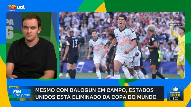 UOL Esporte publica edição de 66 minutos do “Fim de Papo” sobre EUA x Bélgica - Imagem do artigo