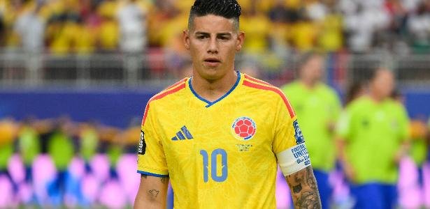 James Rodríguez deixa Copa de 2026 sem gols e iguala recorde de jogos pela Colômbia - Imagem do artigo