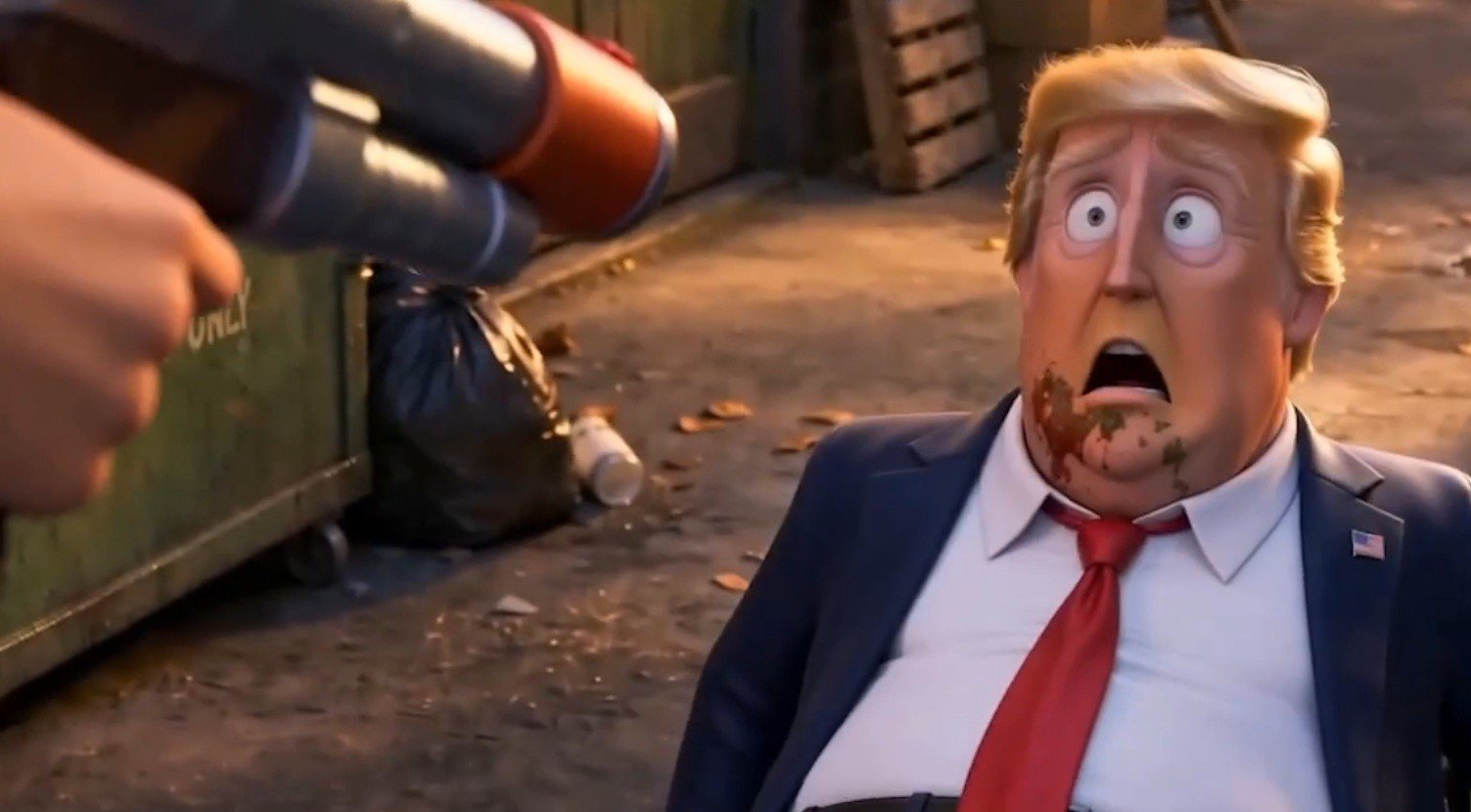Vídeo divulgado por agência iraniana mostra Donald Trump sendo baleado em animação de propaganda - Imagem do artigo