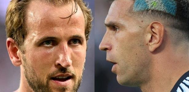 Kane tenta melhorar histórico diante de Dibu Martínez na semifinal entre Inglaterra e Argentina - Imagem do artigo