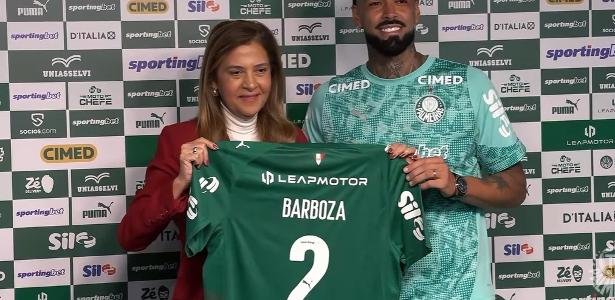 Barboza é apresentado no Palmeiras e afirma que Botafogo precisava vendê-lo para quitar salários - Imagem do artigo