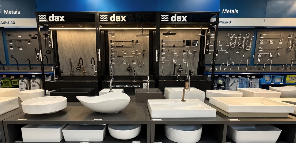 DAX lança linha de metais com 10 anos de garantia para cozinhas, banheiros e áreas gourmet - Imagem do artigo