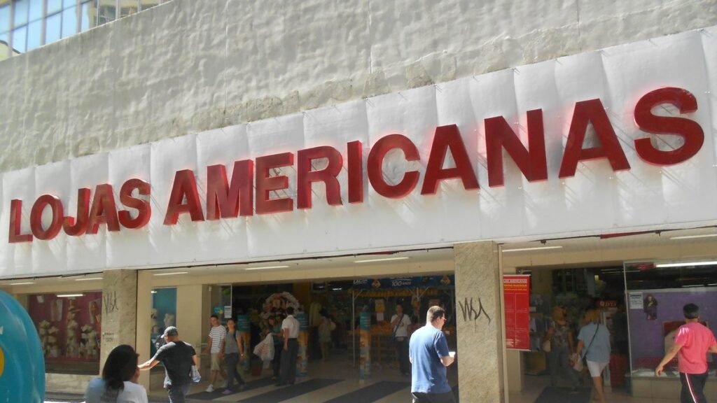 Fachada de loja Americanas