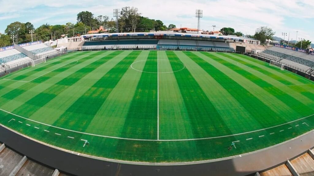 Estádio Cícero de Souza Marques, em Bragança Paulista, palco de Bragantino x Cruzeiro