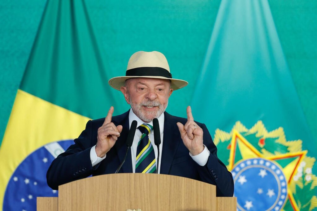 Luiz Inácio Lula da Silva em evento oficial