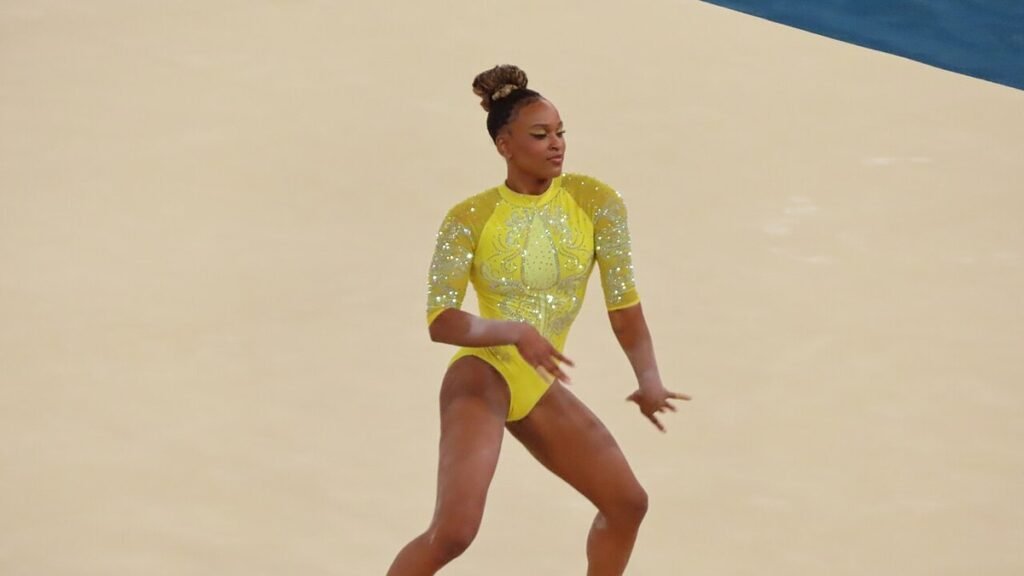 Rebeca Andrade em competição