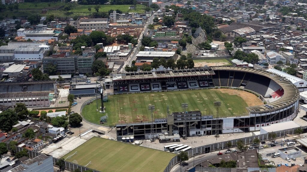 Estádio de São Januário em vista aérea